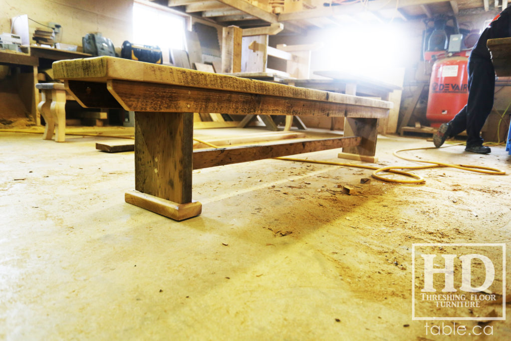 reclaimed wood bench gerald reinink