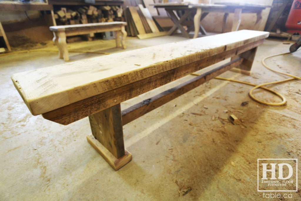 reclaimed wood bench gerald reinink