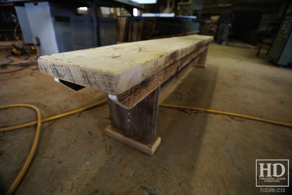 reclaimed wood bench gerald reinink