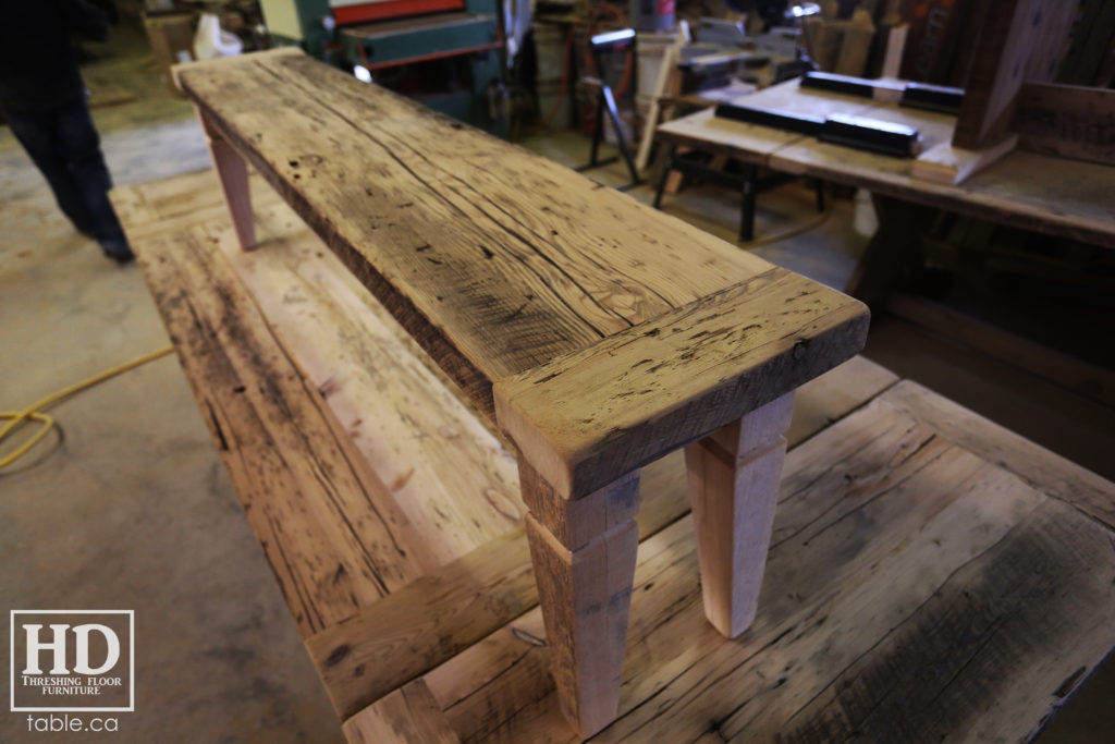 reclaimed wood bench gerald reinink