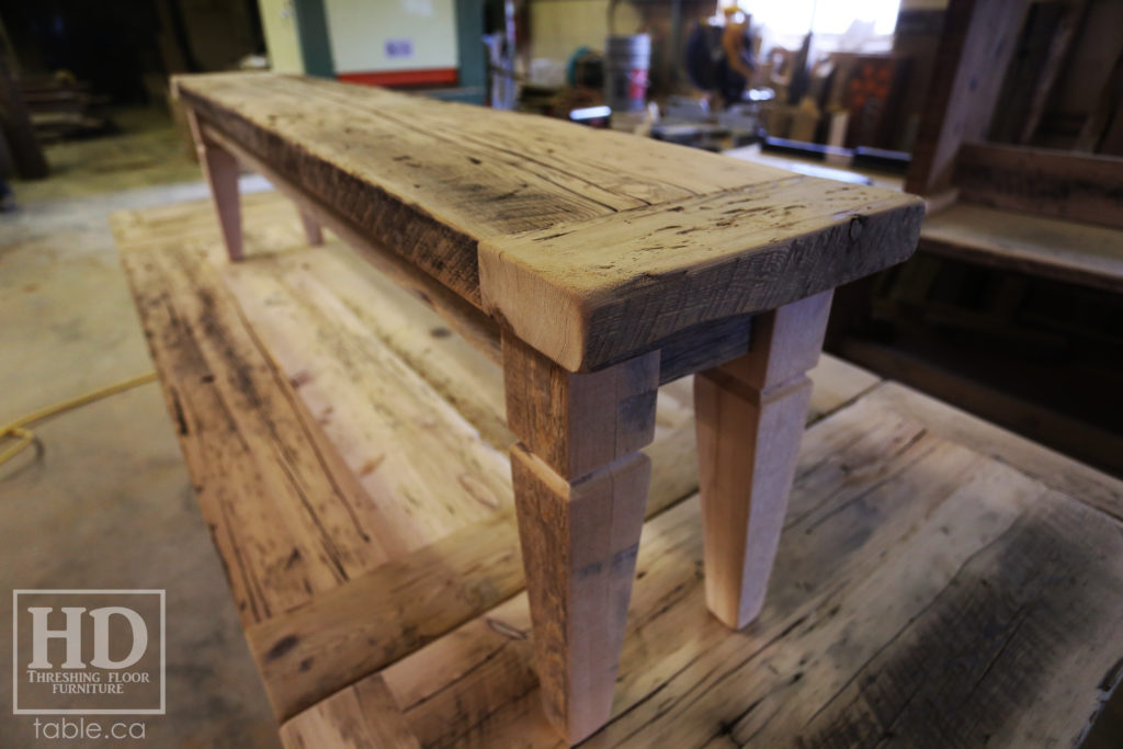 reclaimed wood bench gerald reinink