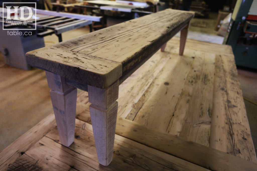 reclaimed wood bench gerald reinink