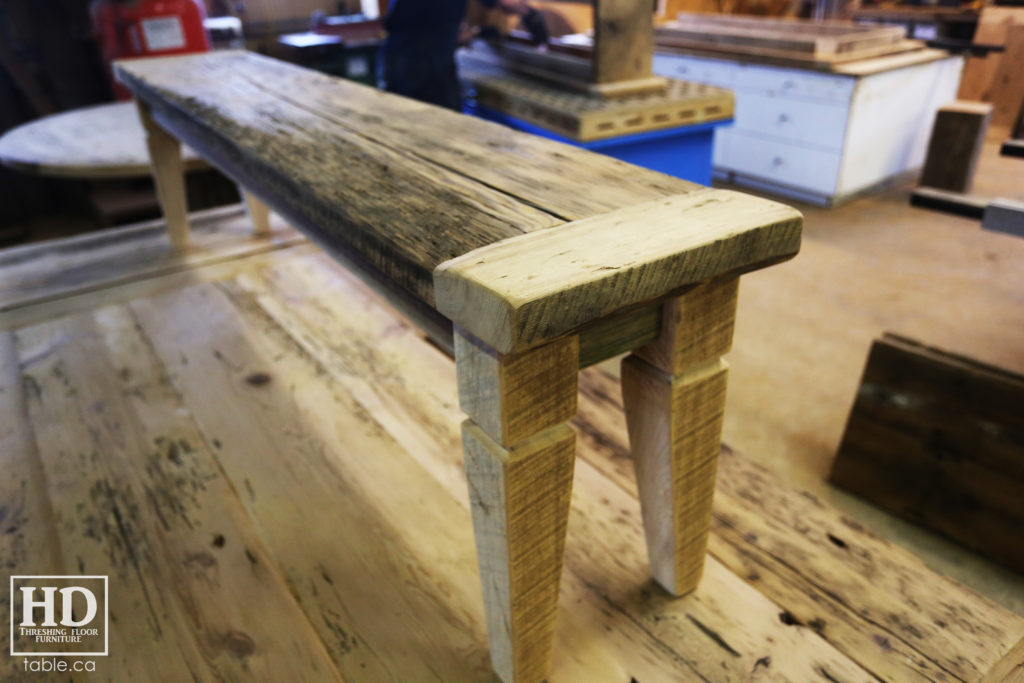 reclaimed wood bench gerald reinink