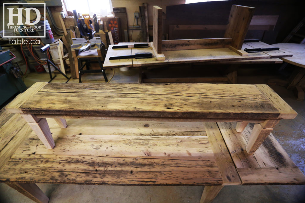 reclaimed wood bench gerald reinink