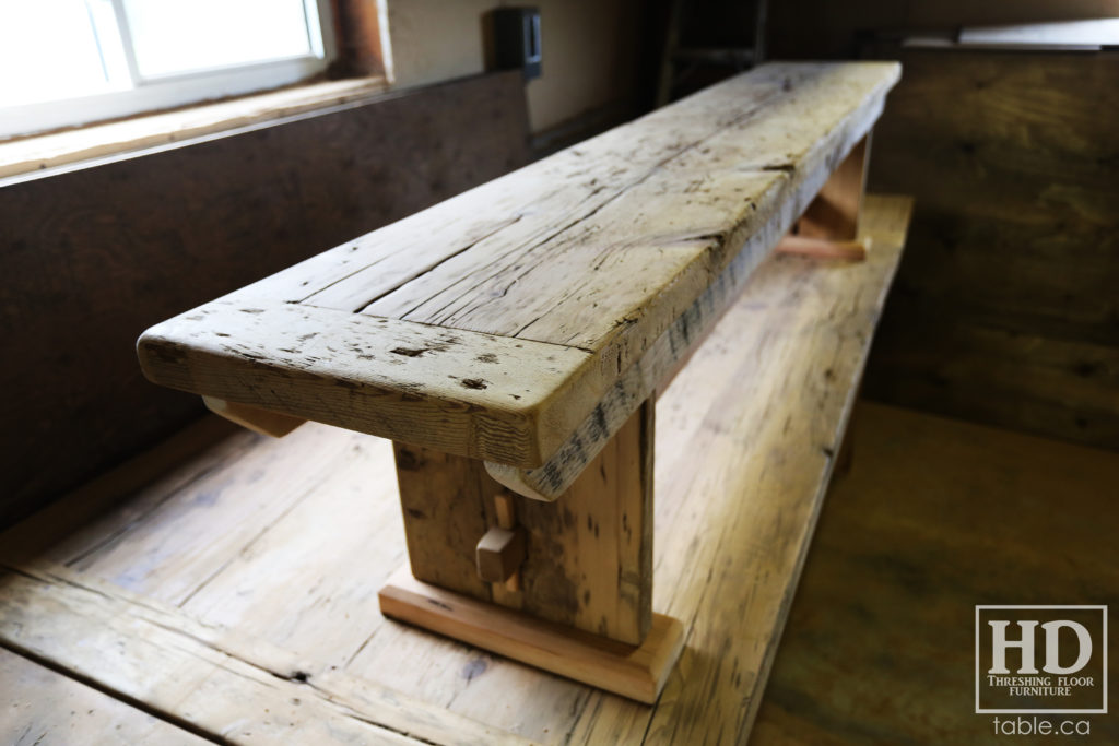 reclaimed wood bench gerald reinink