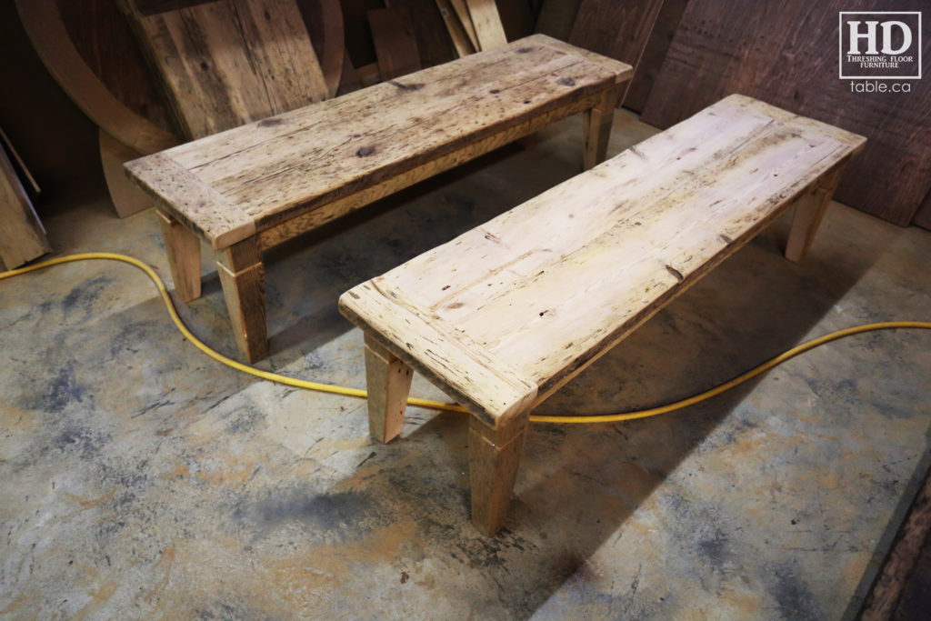 reclaimed wood bench gerald reinink