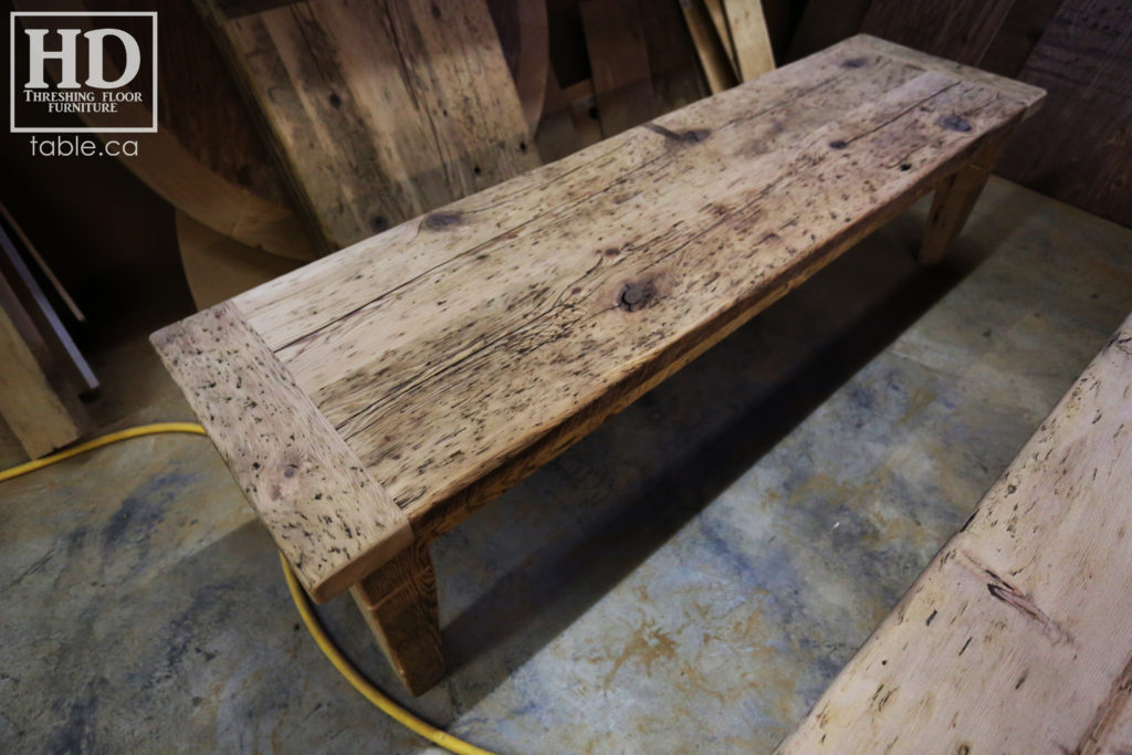 reclaimed wood bench gerald reinink