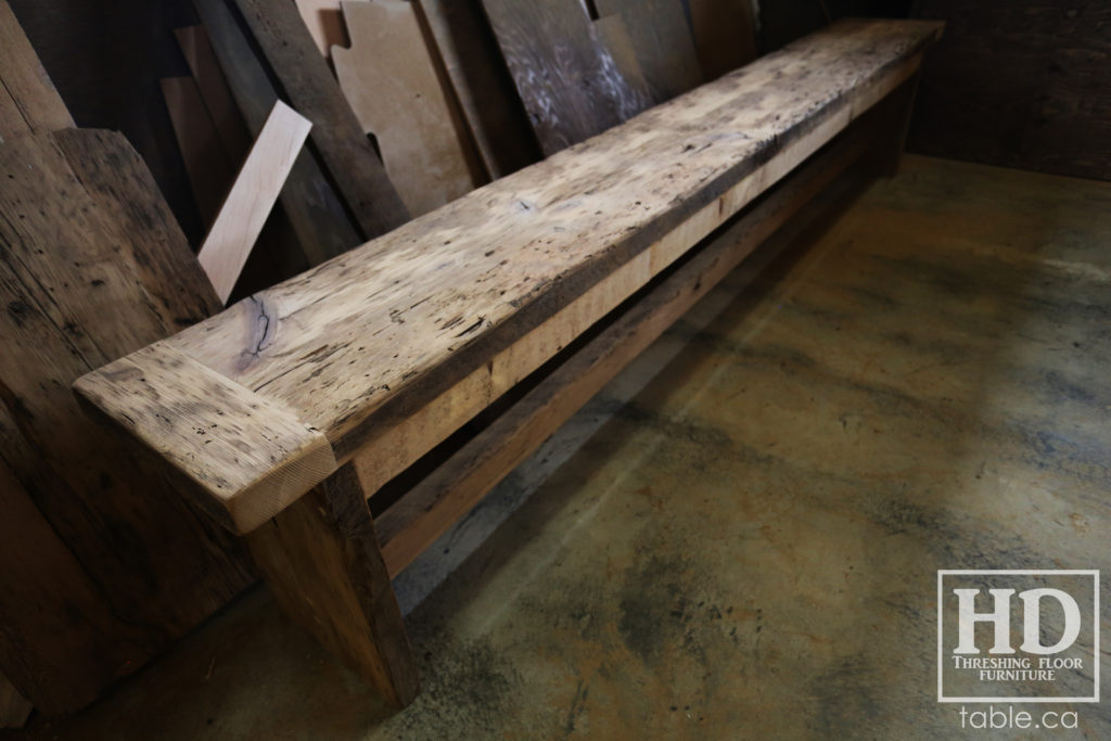 reclaimed wood bench gerald reinink