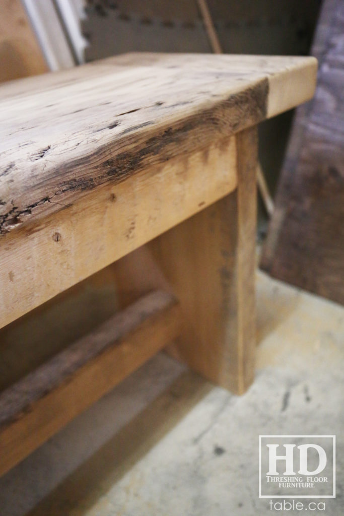 reclaimed wood bench gerald reinink