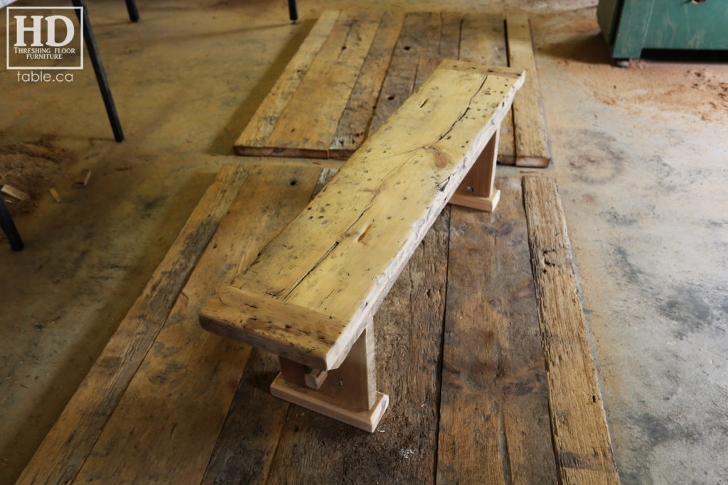 reclaimed wood bench gerald reinink