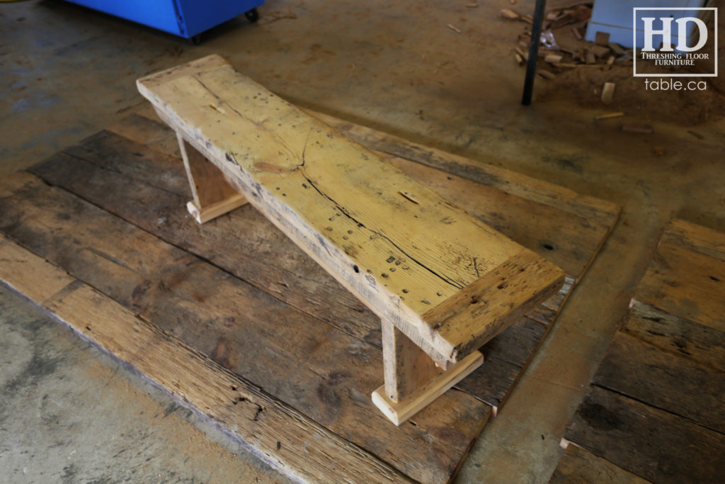 reclaimed wood bench gerald reinink