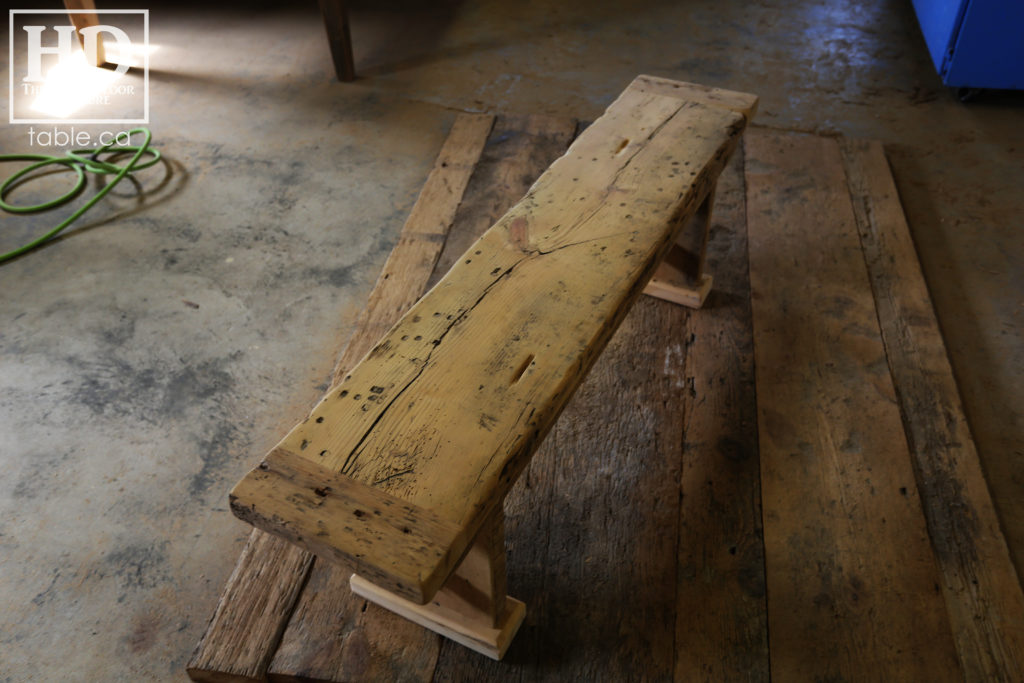 reclaimed wood bench gerald reinink