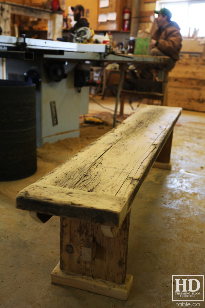 reclaimed wood bench gerald reinink