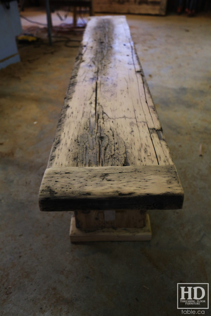 reclaimed wood bench gerald reinink