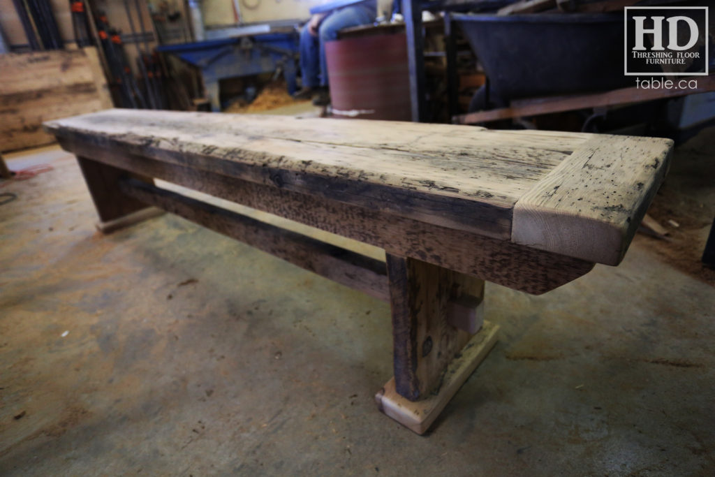 reclaimed wood bench gerald reinink