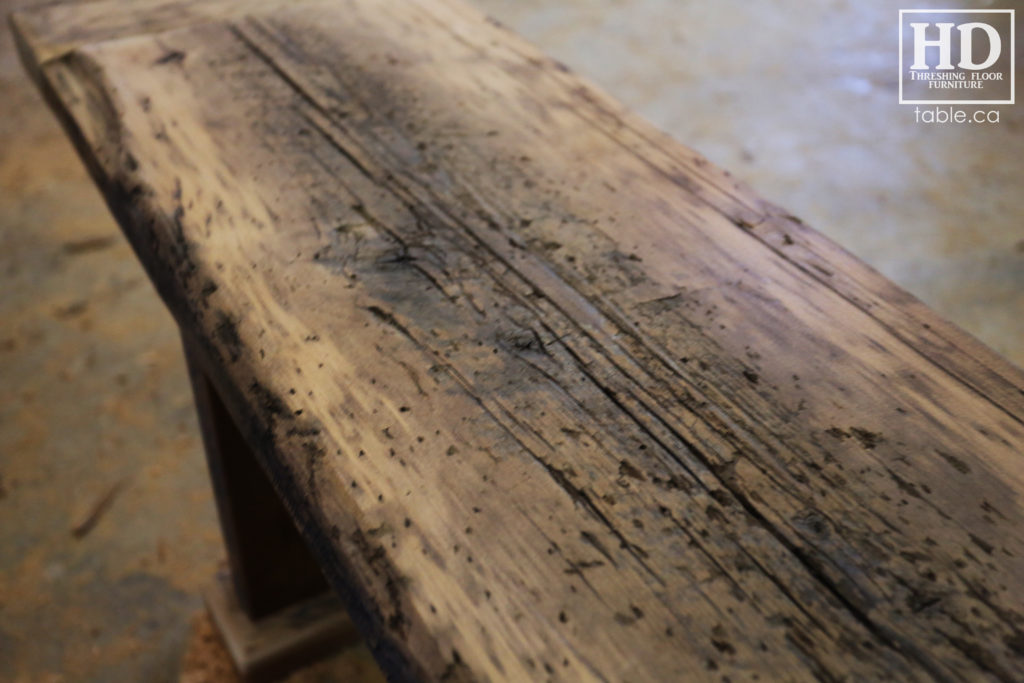 reclaimed wood bench gerald reinink