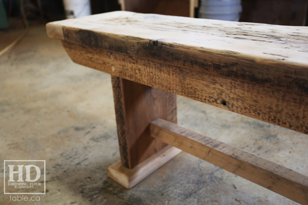 reclaimed wood bench gerald reinink