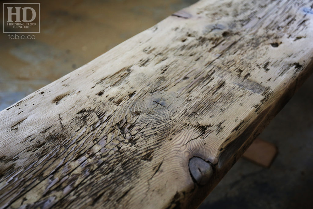 reclaimed wood bench gerald reinink