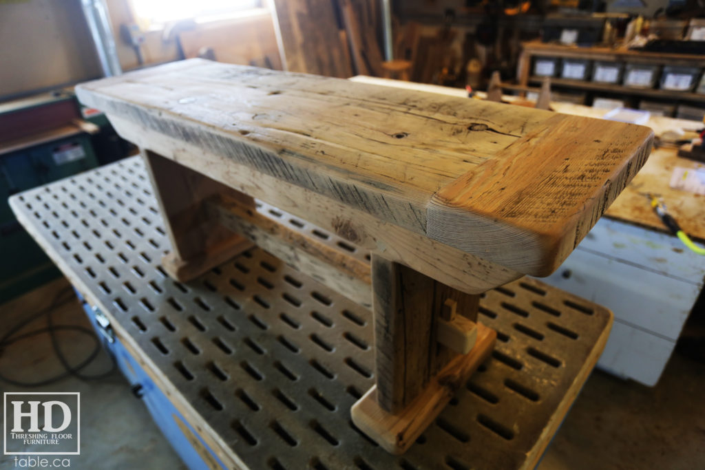 reclaimed wood bench gerald reinink