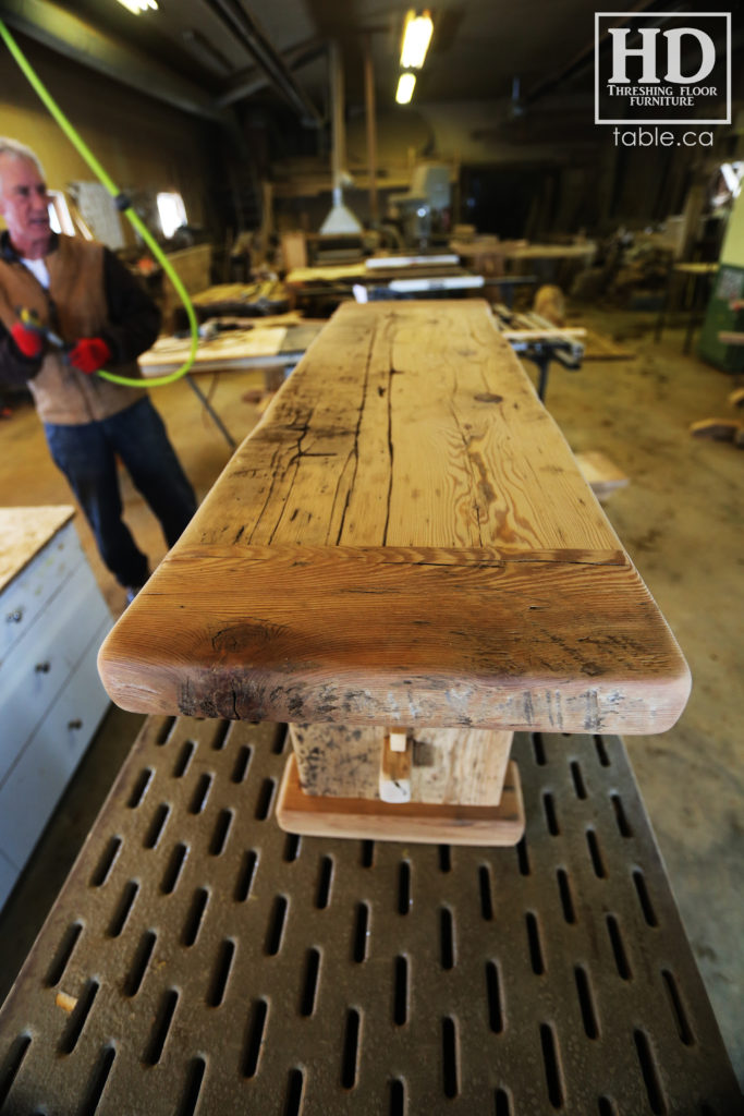 reclaimed wood bench gerald reinink