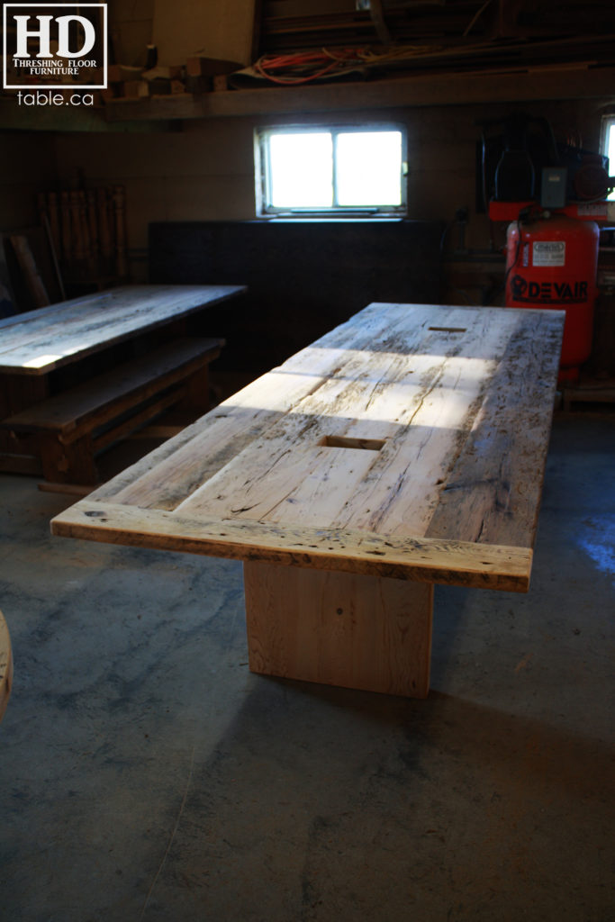 reclaimed wood table Ontario