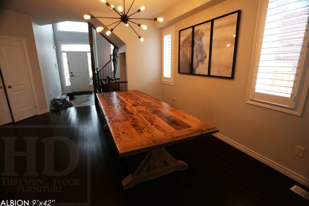 reclaimed wood table, Hamilton, ontario, pine, old growth pine, unique table ontario, gerald reinink, rustic furniture canada, rustic furniture ontario