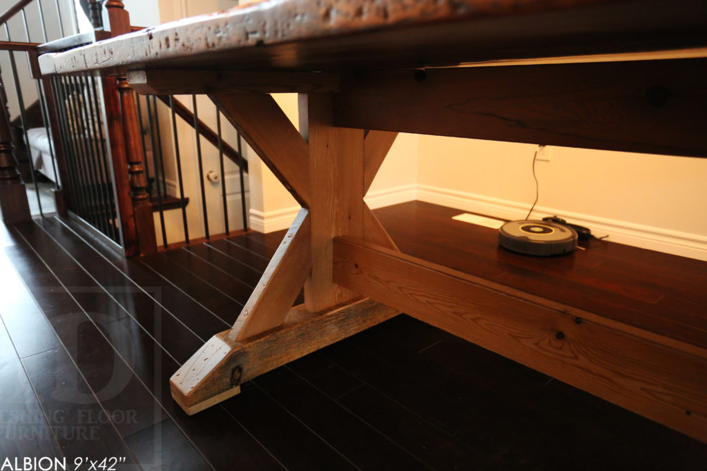 reclaimed wood table, Hamilton, ontario, pine, old growth pine, unique table ontario, gerald reinink, rustic furniture canada, rustic furniture ontario