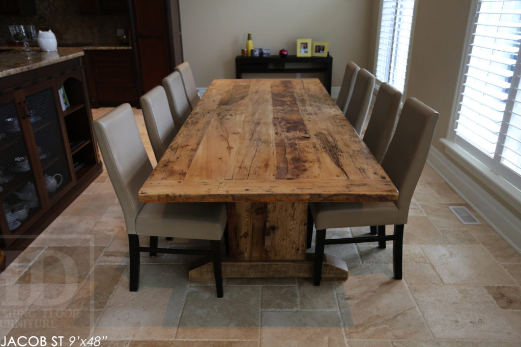 reclaimed wood table, kitchener, ontario, hd threshing, epoxy, trestle, custom, kitchener ontario, distressed wood table, rustic table, cottage table, farmhouse table, rustic furniture ontario, rustic furniture canada