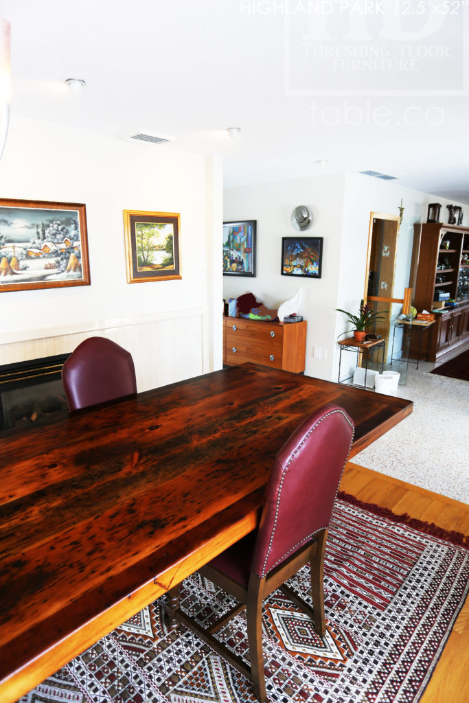 reclaimed wood table, rustic furniture, Dundas Ontario, epoxy finish, threshing table, old growth wood, rustic, cottage, farmhouse, hd threshing, custom table ontario, solid wood table, recycled wood table, hd threshing floor furniture, gerald reinink