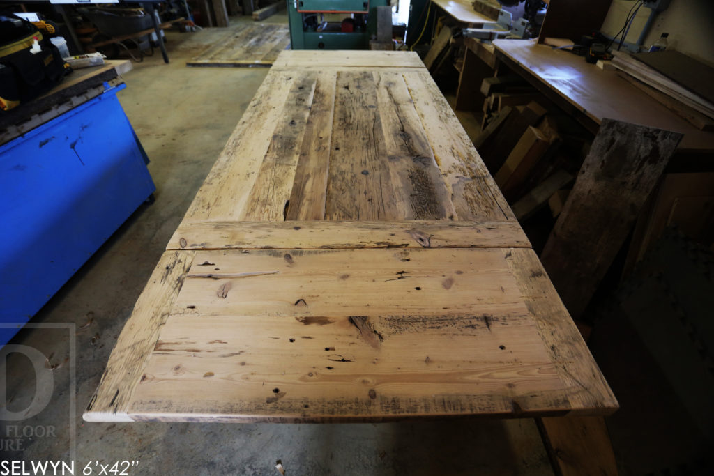 reclaimed wood table, ottawa ontario, modern table, custom barnwood table, hd threshing, hd threshing floor furniture, epoxy, rustic, farmhouse, solid wood, gerald reinink