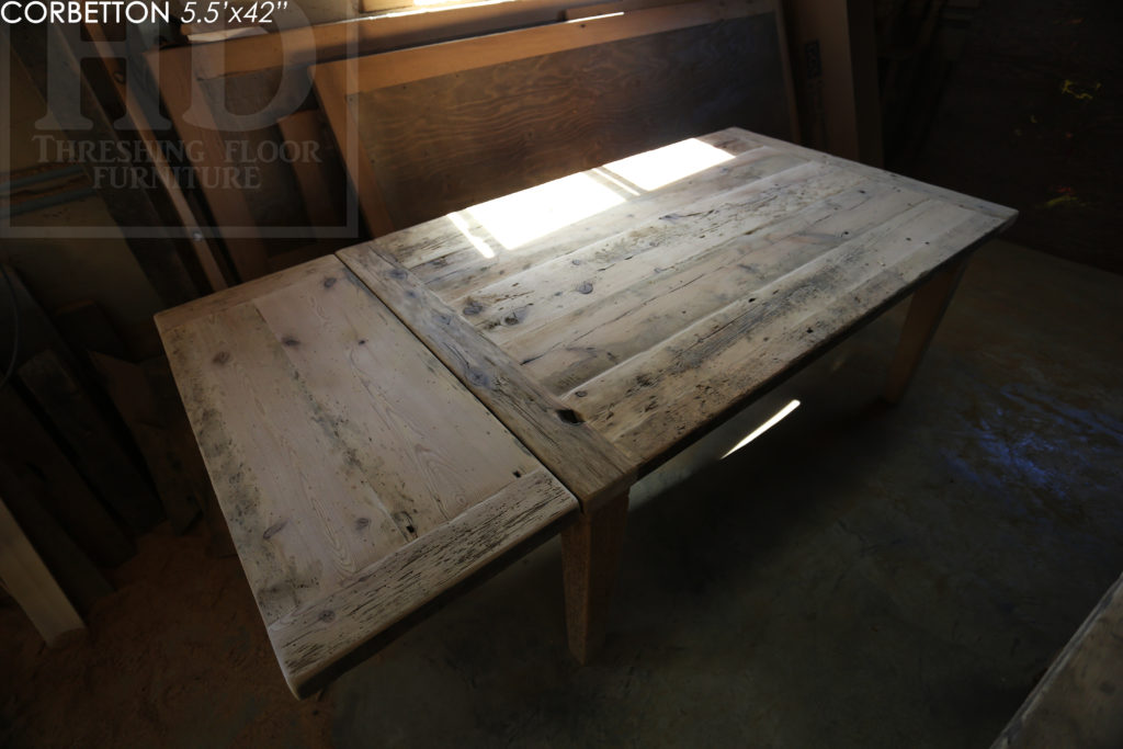 reclaimed wood table, epoxy, rustic table, farmhouse table, gerald reinink