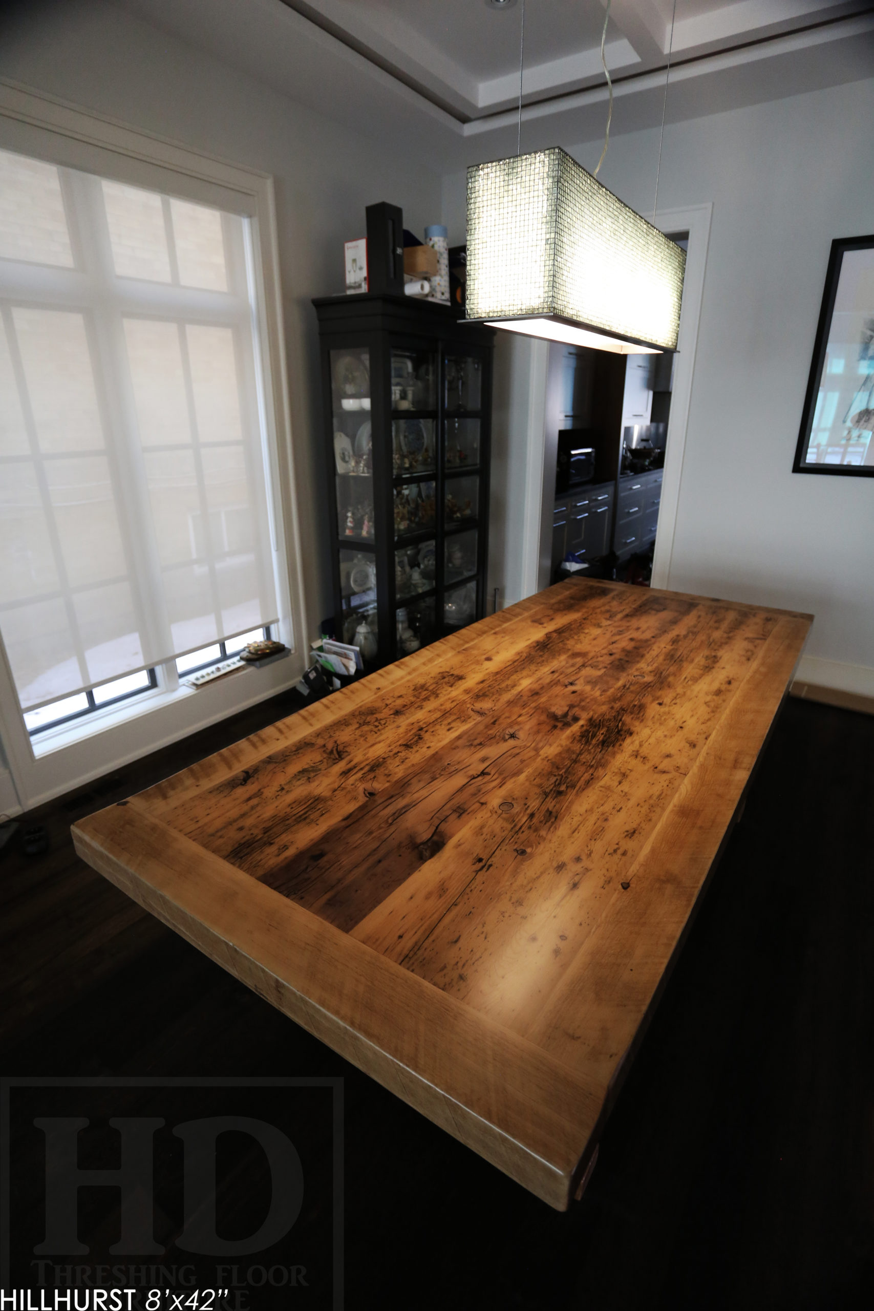 96″ Reclaimed Wood Trestle Table for Toronto Home | Blog