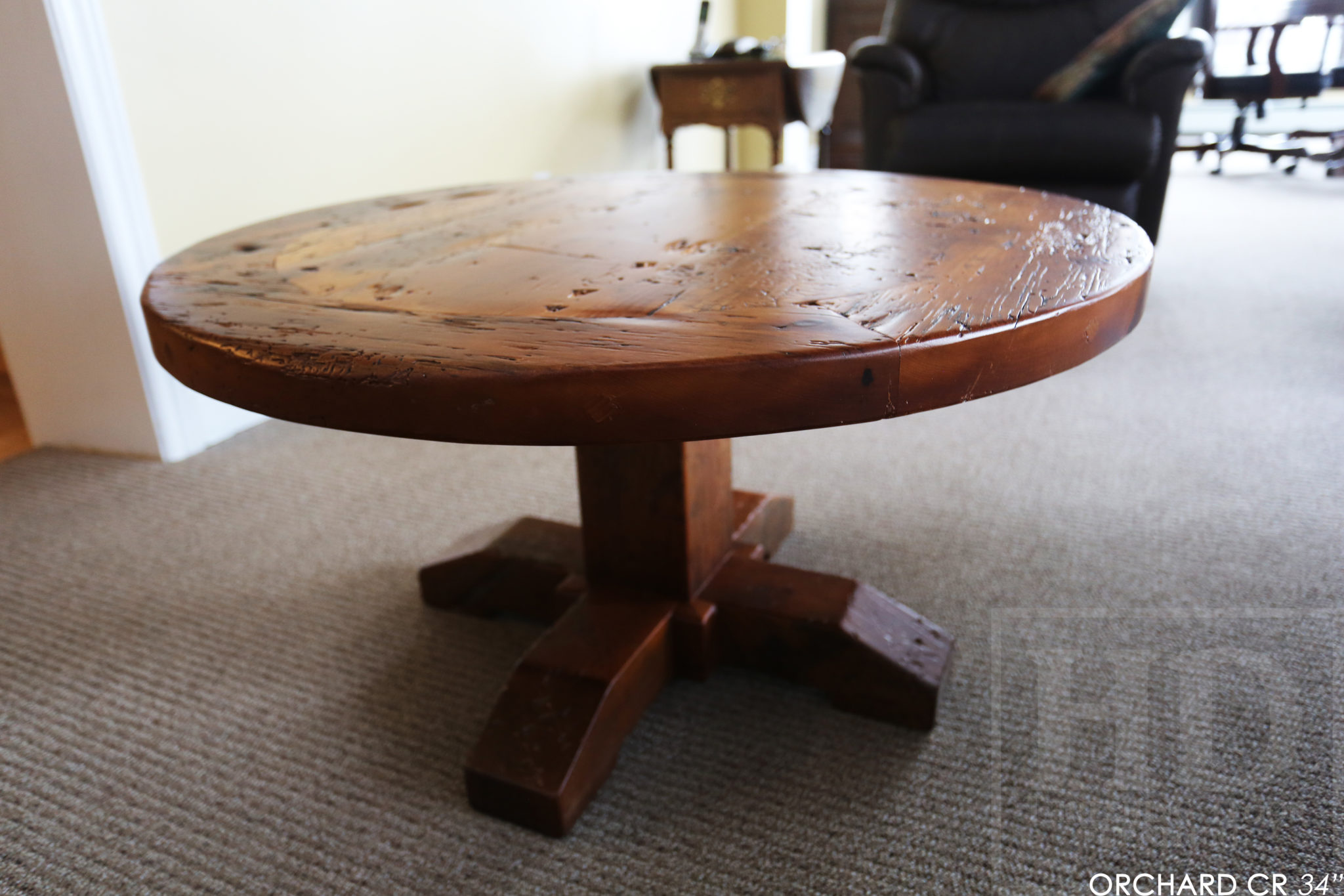 Old Growth Reclaimed Pine Coffee Table for Guelph Home Blog
