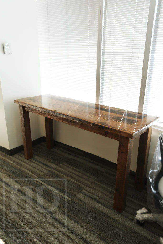 Grey Reclaimed Wood Desk