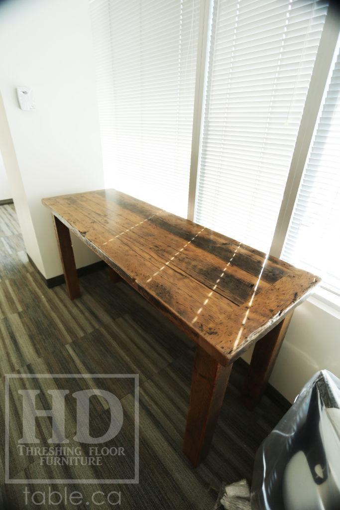 Grey Reclaimed Wood Desk