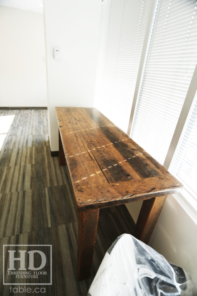 Grey Reclaimed Wood Desk