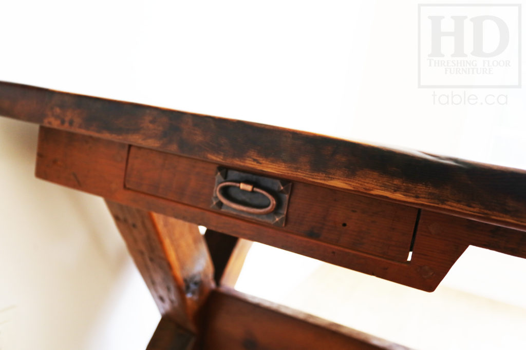 Sawbuck Reclaimed Wood Desk