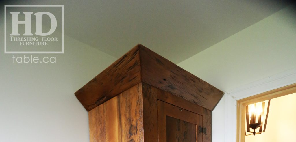 Reclaimed Wood Bathroom Hutch by HD Threshing Floor Furniture / www.table.ca