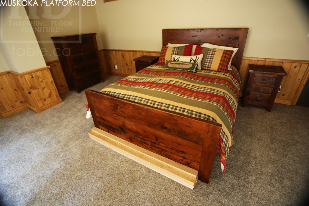 Muskoka Reclaimed Wood Cottage Bed by HD Threshing Floor Furniture