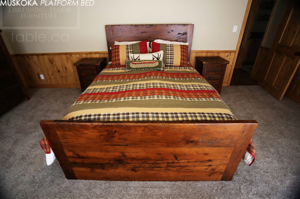 Muskoka Reclaimed Wood Cottage Bed by HD Threshing Floor Furniture