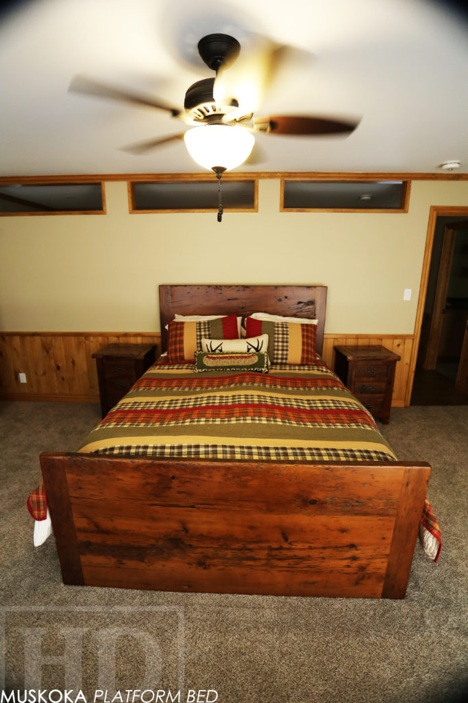 Muskoka Reclaimed Wood Cottage Bed by HD Threshing Floor Furniture