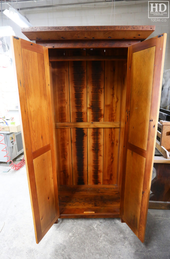 Reclaimed Wood Closet Hutch by HD Threshing Floor Furniture