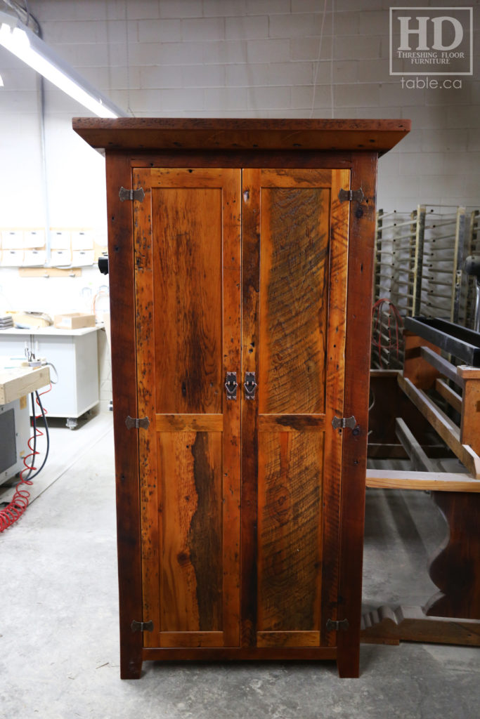 Reclaimed Wood Closet Hutch by HD Threshing Floor Furniture