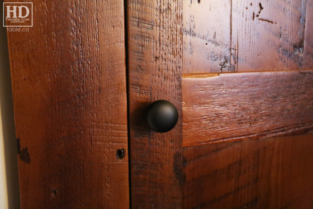 Reclaimed Wood Corner Hutch by HD Threshing Floor Furniture