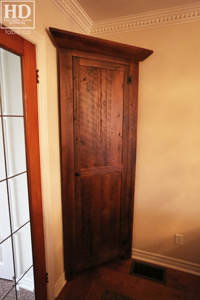 Reclaimed Wood Corner Hutch by HD Threshing Floor Furniture