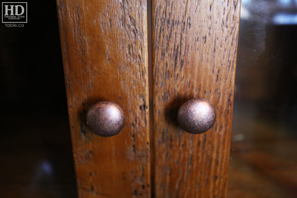 Reclaimed Wood Counter Top Hutch by HD Threshing Floor Furniture