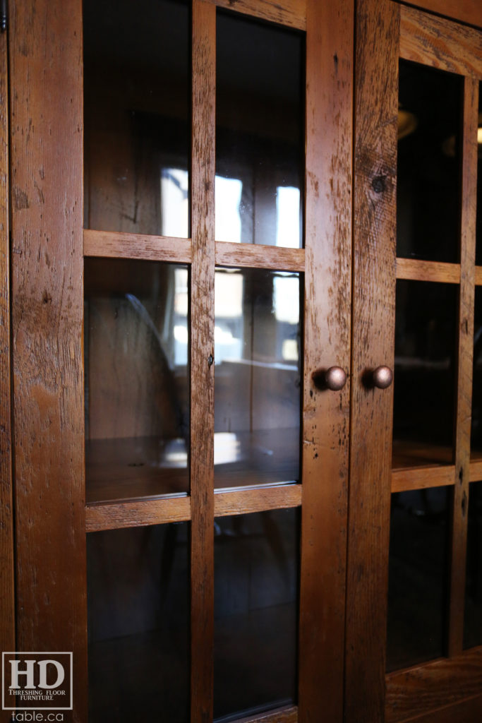 Reclaimed Wood Counter Top Hutch by HD Threshing Floor Furniture