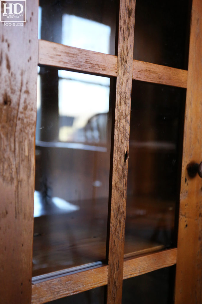 Reclaimed Wood Counter Top Hutch by HD Threshing Floor Furniture