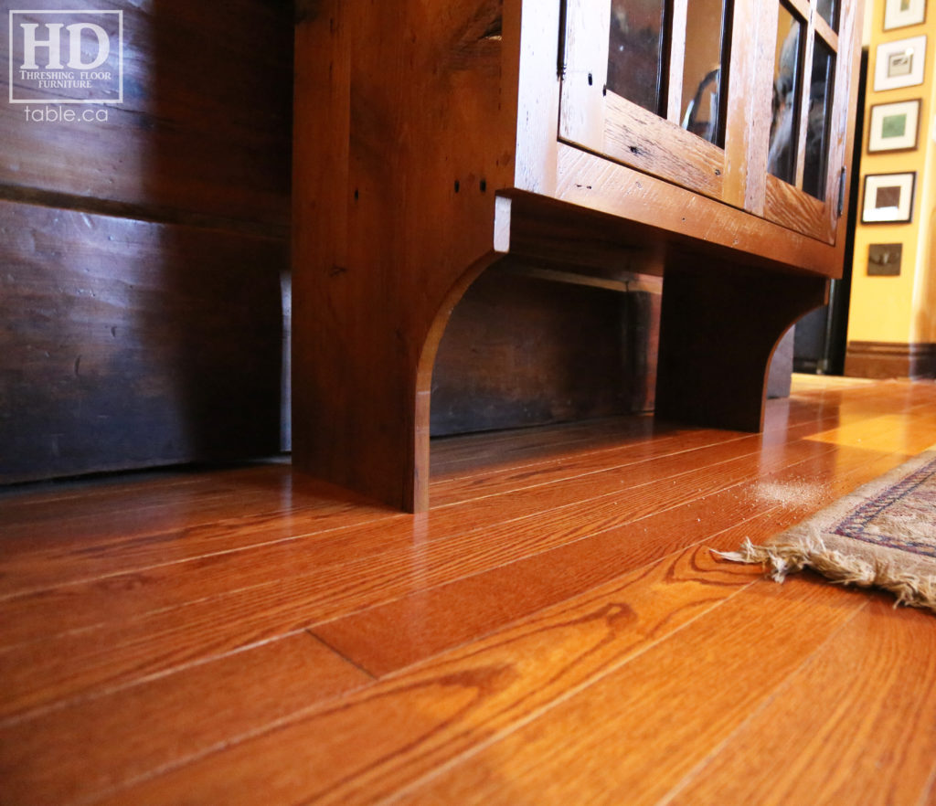 Reclaimed Wood Counter Top Hutch by HD Threshing Floor Furniture