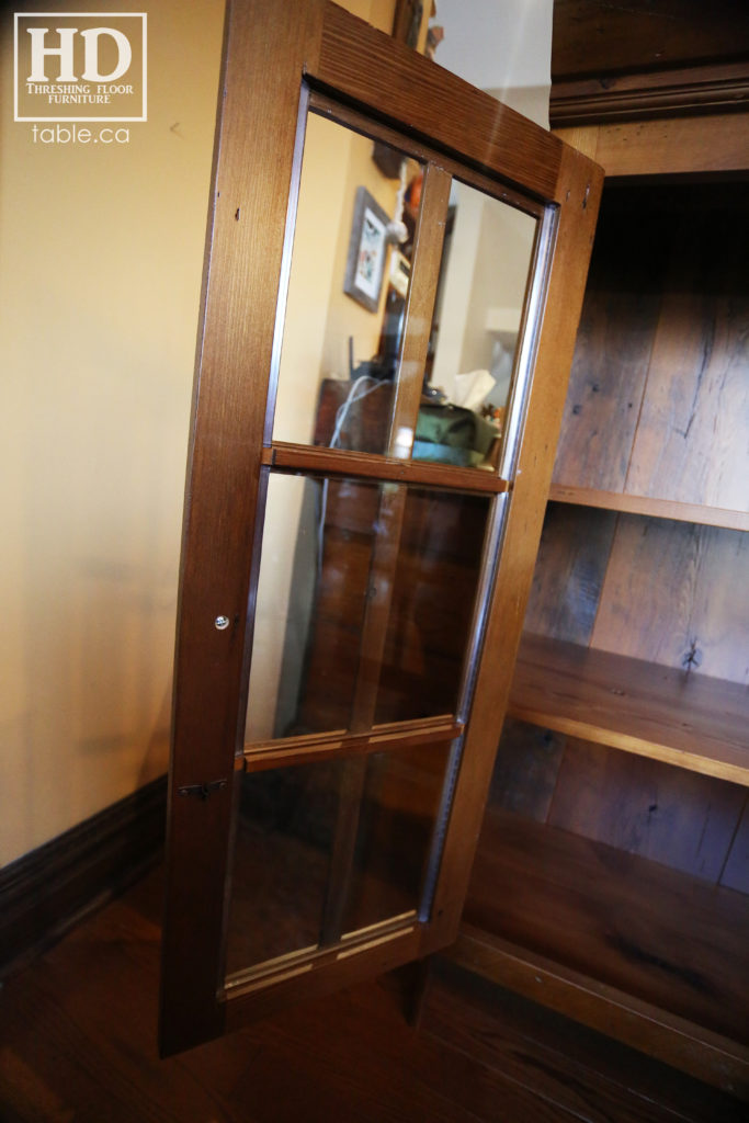 Reclaimed Wood Counter Top Hutch by HD Threshing Floor Furniture